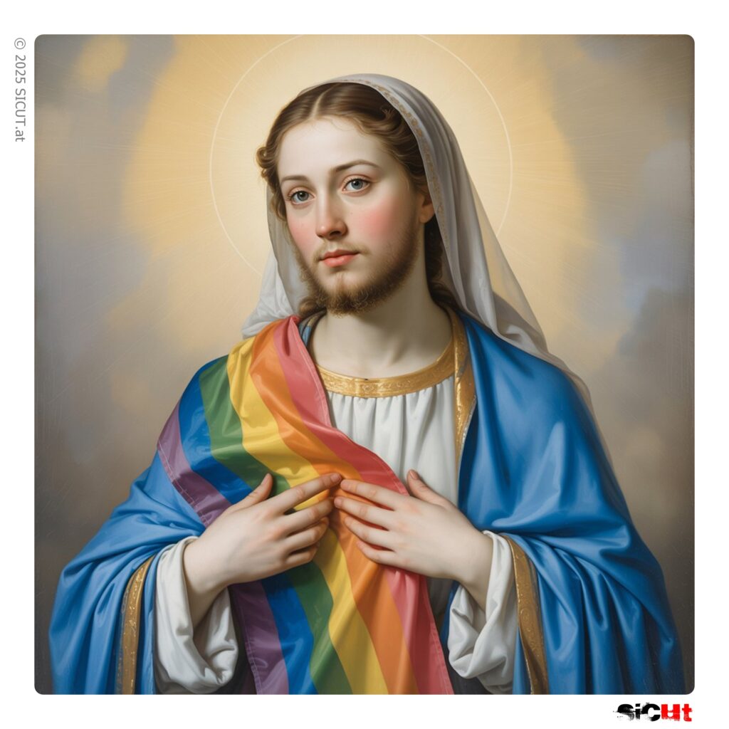 Ein Altar aus Pappmaché für die schlechte Laune Europas