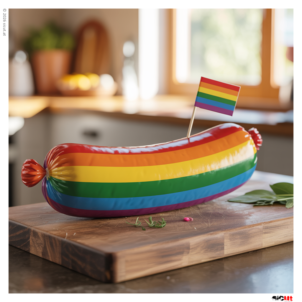 „Muschi isst Wurst“