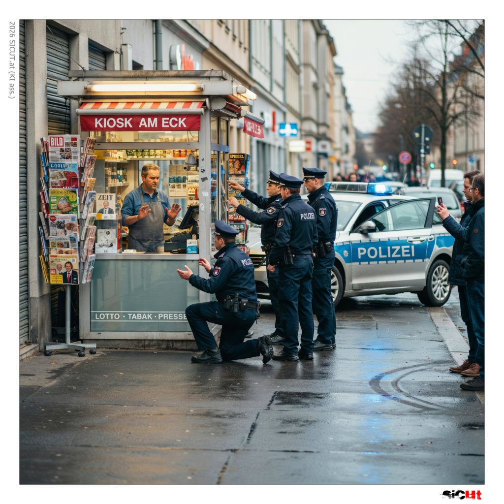 Die große Jagd nach dem falschen Kiosk
